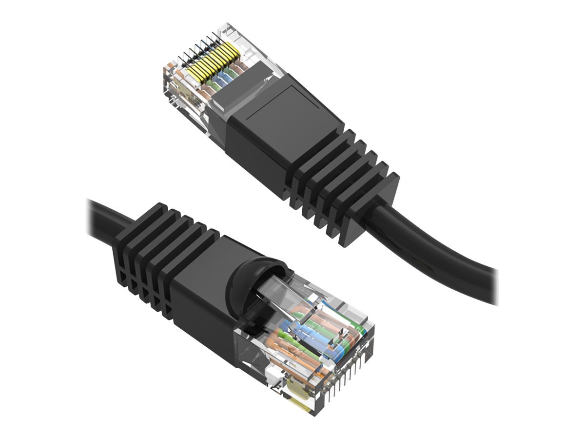 Axiom Cat6 550 MHz Snagless Patch Cable - patch cable - 30.5 cm - black