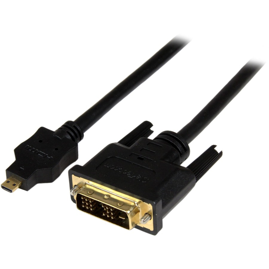 StarTech.com 6ft (2m) Micro HDMI to DVI Cable Adapter - Micro HDMI to DVI-D