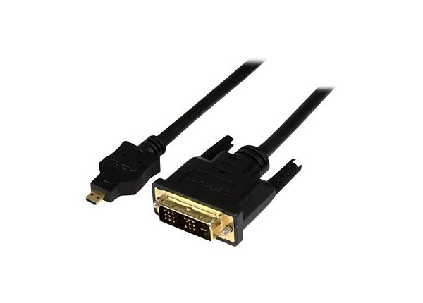 StarTech.com 3m Micro HDMI to DVI-D Cable - M/M - video cable - HDMI / DVI - 3 m