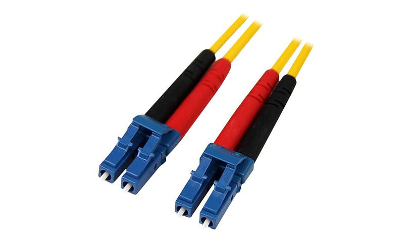 StarTech.com 1m Fiber Optic Cable - Single-Mode Duplex 9/125 - LSZH - LC/LC - OS1 - LC to LC Fiber Patch Cable