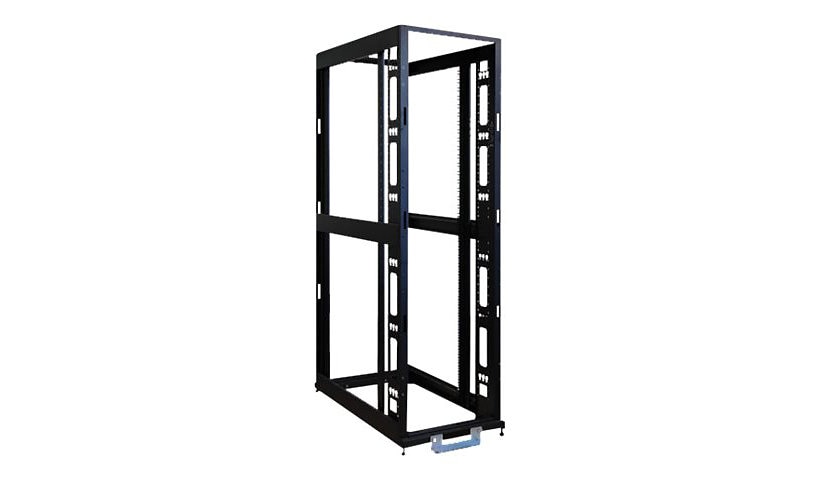 Tripp Lite 45U 4-Post Open Frame Rack Cabinet Square Hole Heavy Duty Caster - rack - 45U