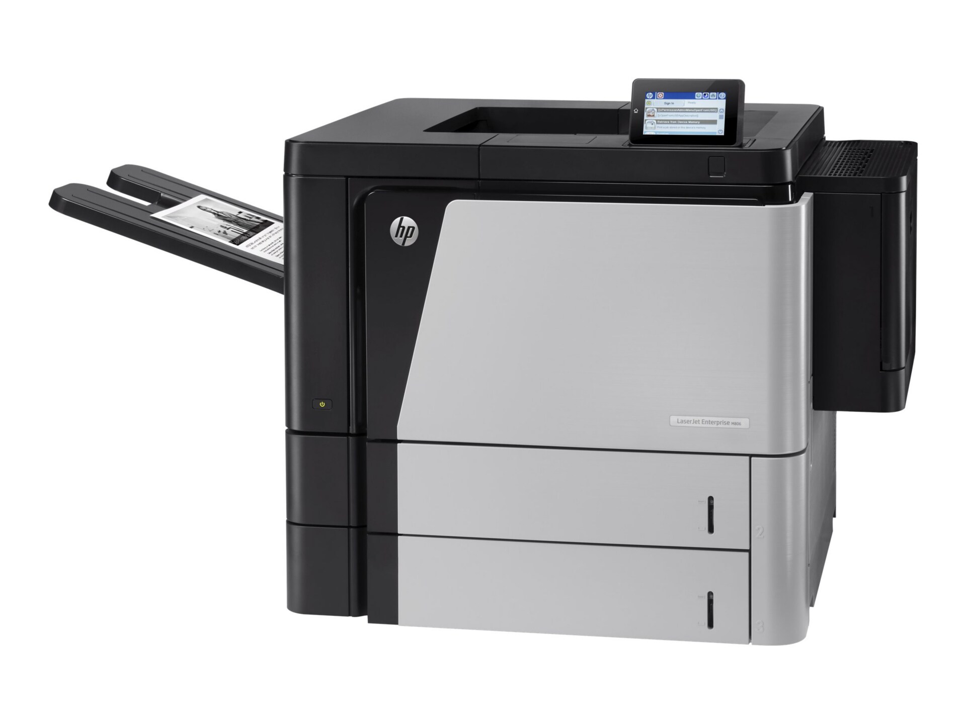 HP LaserJet M806DN Desktop Laser Printer - Monochrome