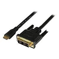 StarTech.com 1m (3.3 ft) Mini HDMI to DVI Cable, DVI-D to HDMI Cable (1920x1200p), HDMI Mini Male to DVI-D Male Display