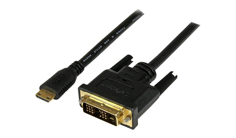 StarTech.com 2m (6.6 ft) Mini HDMI to DVI Cable, DVI-D to HDMI Cable