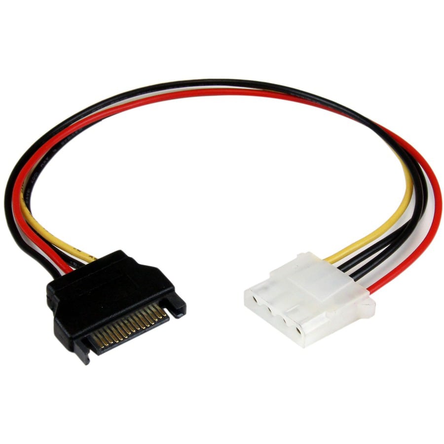 StarTech.com 12in SATA to LP4 Power Cable Adapter F/M - SATA to LP4 Power Adapter - SATA Female to LP4 Male Power Cable