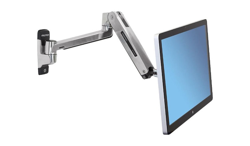 Ergotron LX HD mounting kit - for LCD display - polished aluminum
