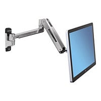 Ergotron LX HD mounting kit - for LCD display - polished aluminum