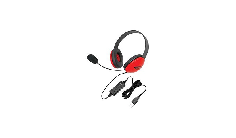 Califone Listening First Stereo Headset 2800RD-USB - headset