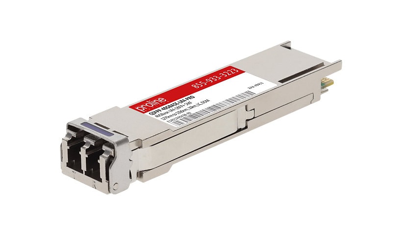 Proline Juniper QSFPP-40GBASE-LR4 Compatible QSFP+ TAA Transceiver - QSFP+ transceiver module - 40 Gigabit LAN - TAA