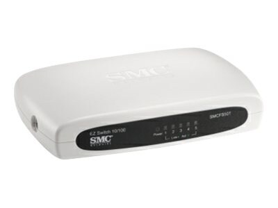 SMC EZ Switch SMCFS501 - switch - 5 ports - unmanaged