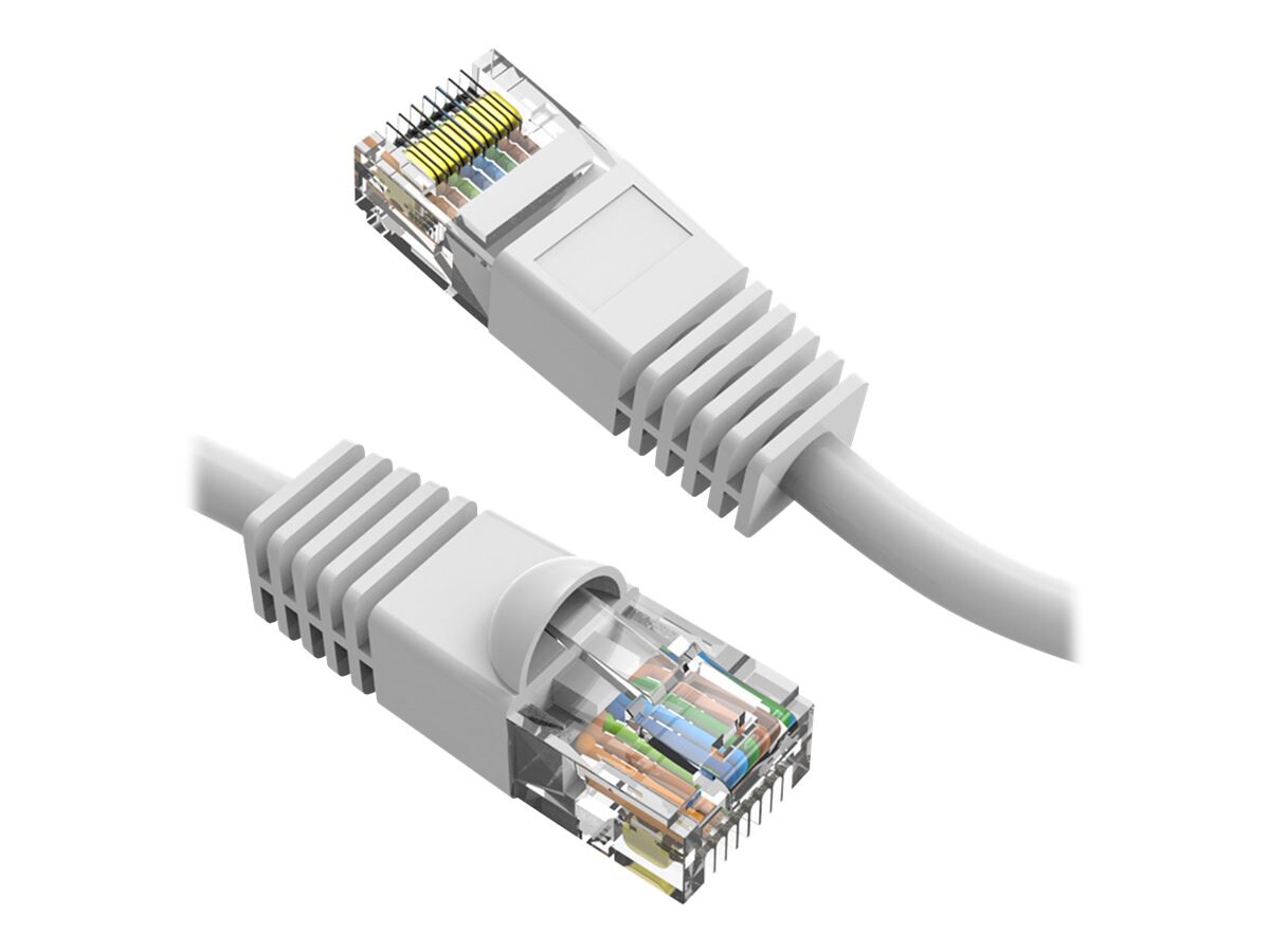 Axiom Cat6 550 MHz Snagless Patch Cable - cordon de raccordement - 91.4 cm - blanc