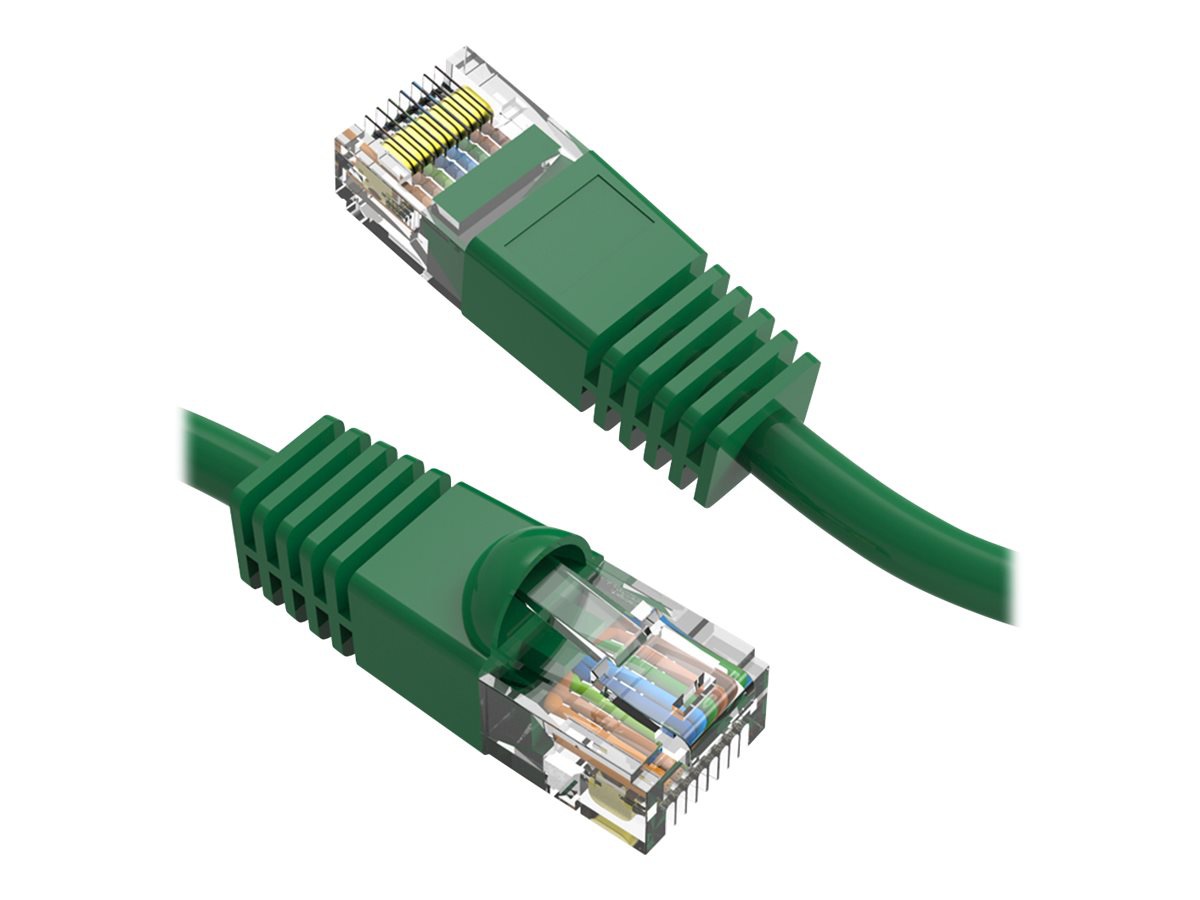 Axiom Cat6 550 MHz Snagless Patch Cable - patch cable - 91.4 cm - green