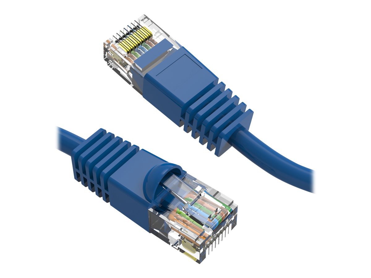 Axiom Cat6 550 MHz Snagless Patch Cable - cordon de raccordement - 61 cm - bleu