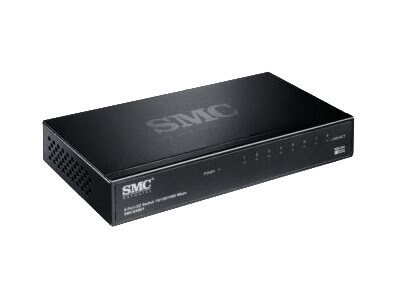 SMC EZ Switch 10/100/1000 SMCGS801 - switch - 8 ports - unmanaged