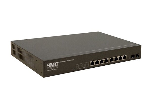 SMC EZ Switch SMCGS10P-Smart - switch - 10 ports - managed - desktop