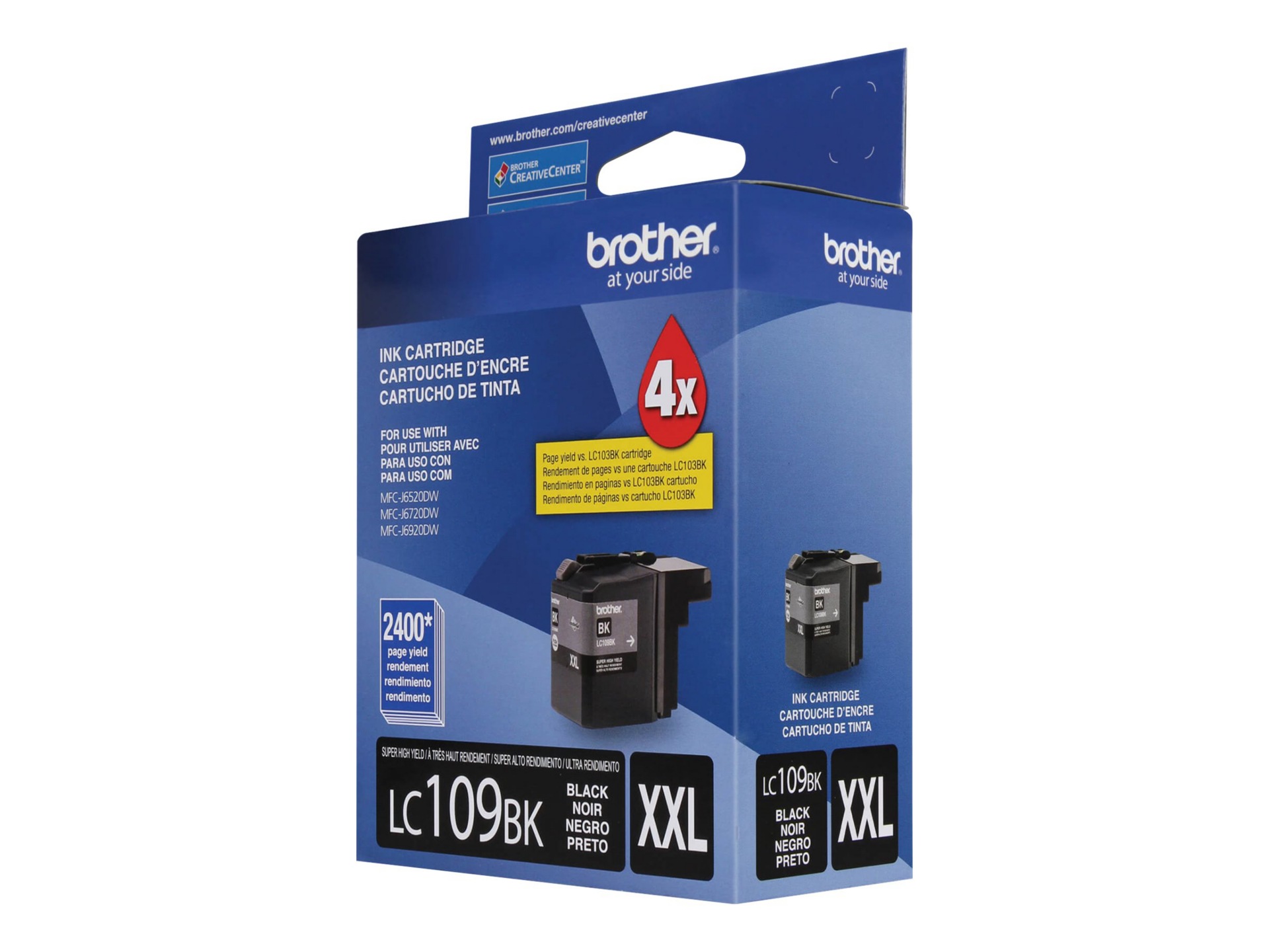 Brother LC109BK - Super High Yield - black - original - ink cartridge