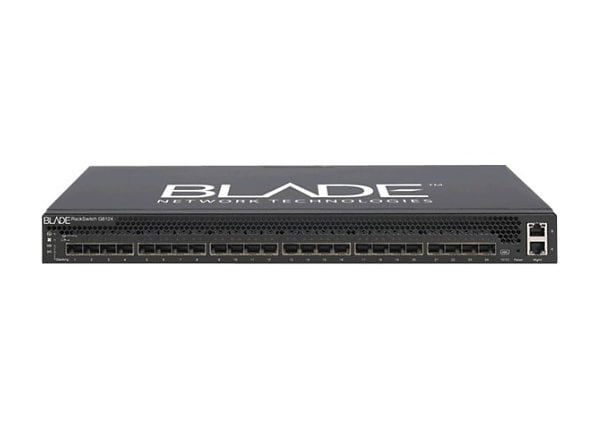 BNT RackSwitch G8124DC - switch - 24 ports - managed - rack-mountable