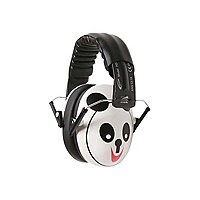 Califone Hush Buddy HS-PA Panda - earmuffs - ABS plastic, polyvinyl chlorid