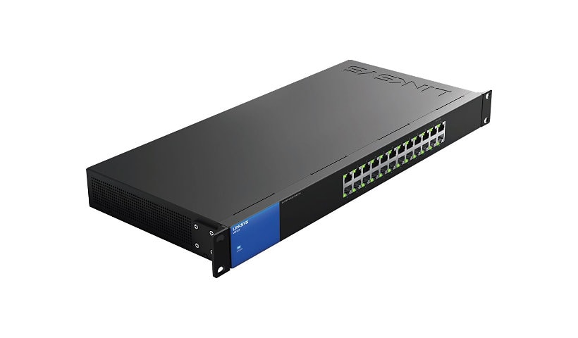Linksys Business LGS124 - switch - 24 ports - unmanaged - rack-mountable