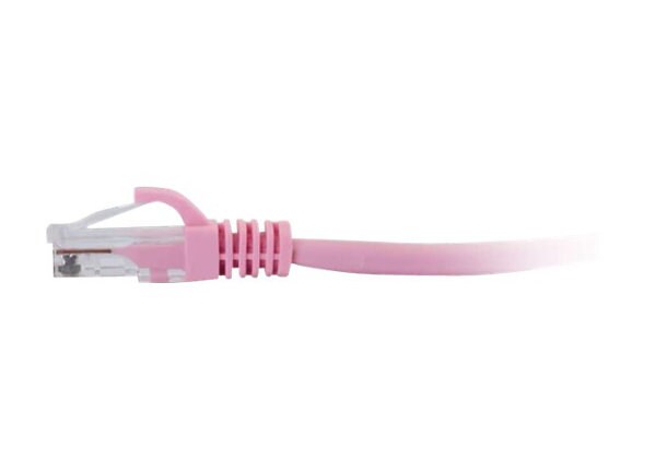 C2G Cat5e Snagless Unshielded (UTP) Network Patch Cable - patch cable - 2.13 m - pink
