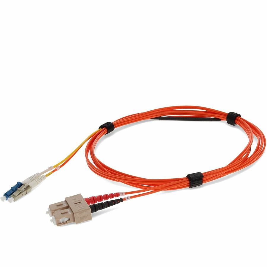 Proline 1m SC (Male) Orange OM2 to LC (Male) Yellow OS2 Duplex OFNR Mode Conditioning Cable