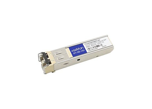 AddOn Finisar FTLF8524P2BNV Compatible SFP Transceiver - SFP (mini-GBIC) transceiver module - 4Gb Fibre Channel (Short