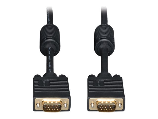 Eaton Tripp Lite Series VGA High-Resolution RGB Coaxial Cable (HD15 M/M), 35 ft. (10.67 m) - VGA cable - 35 ft