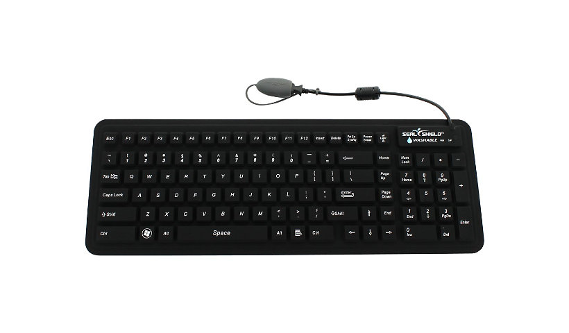 Seal Shield Seal Glow Waterproof - keyboard - black