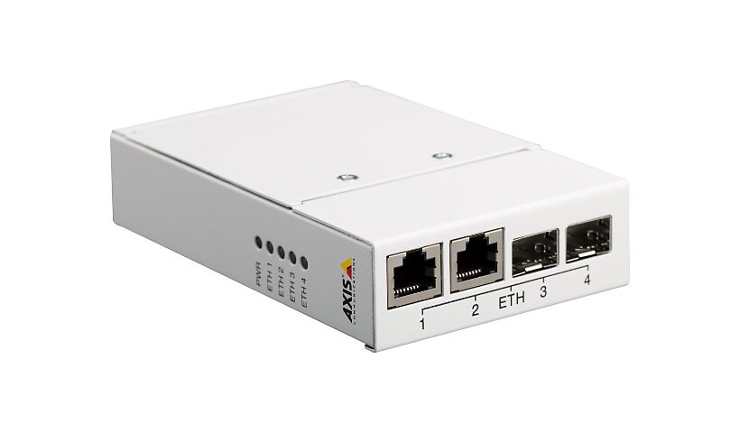 AXIS T8604 Media Converter Switch - fiber media converter - 10Mb LAN, 100Mb