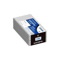 Epson SJIC22P(K) - black - original - ink cartridge - C33S020577 - -