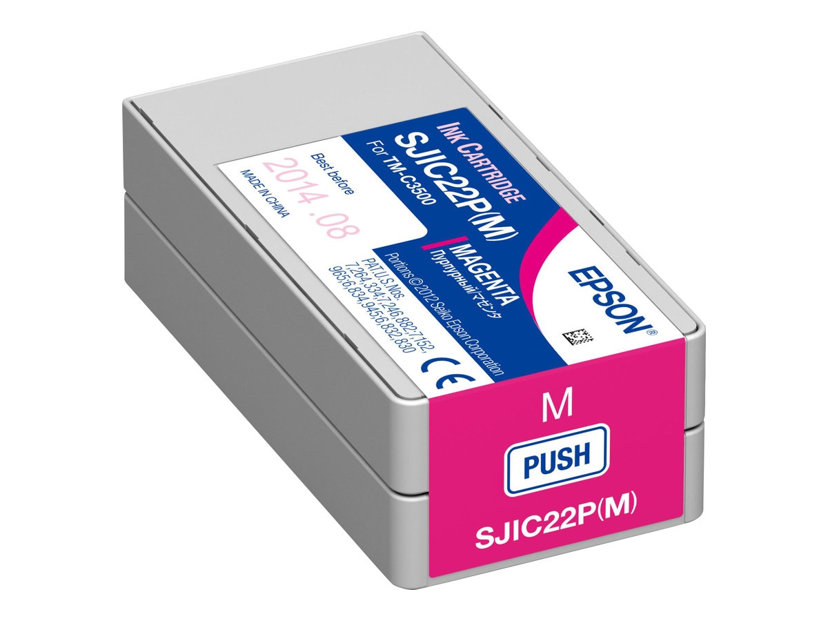 Epson SJIC22P(M) - magenta - original - ink cartridge