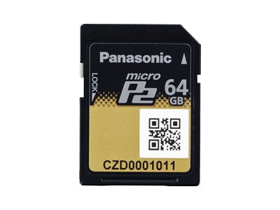 Panasonic P2 Series Memory Card AJ-P2M064AG - flash memory card - 64 GB - P2 Card