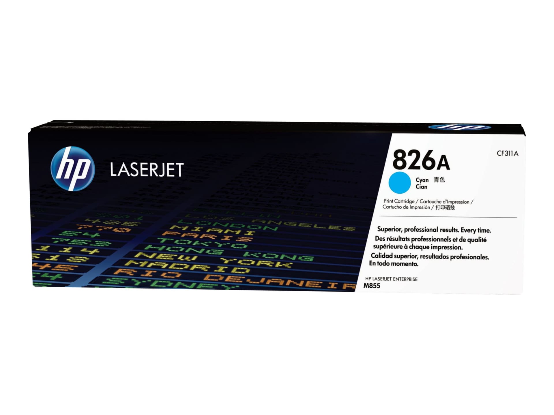 HP 826A (CF311A) Original Standard Yield Laser Toner Cartridge - Single Pack - Cyan - 1 Each