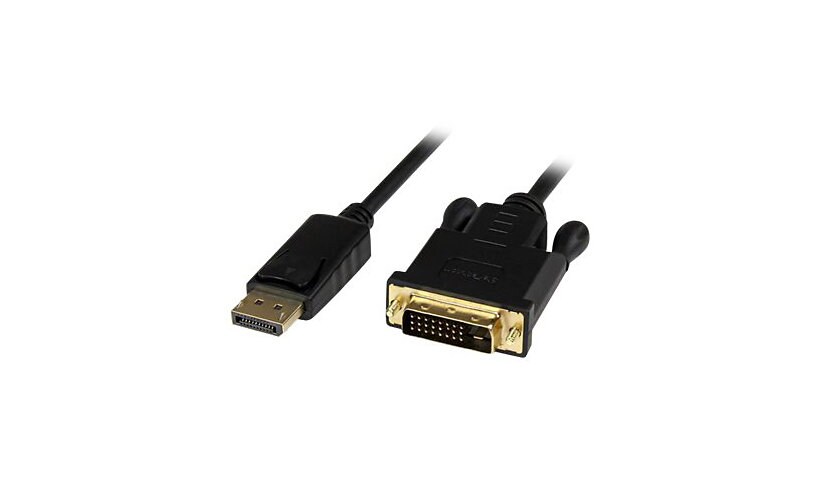 StarTech.com 3ft (1m) DisplayPort to DVI Cable, 1080p Video, Active DisplayPort to DVI-D Adapter/Converter Cable, DP to
