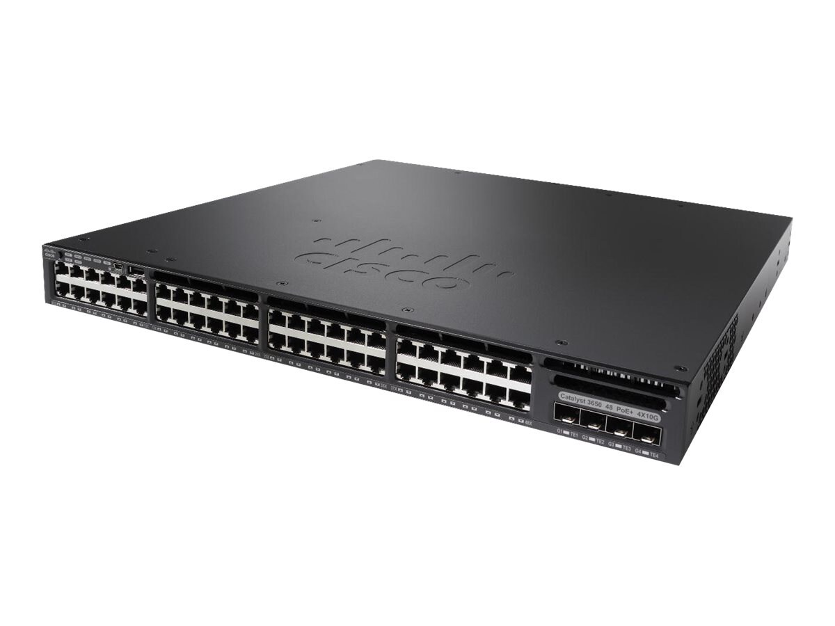 Cisco Catalyst 3650-48FD-S - switch - 48 ports - managed - rack-mountable