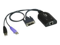 ATEN KA7166 - keyboard / video / mouse (KVM) cable - 3.6 in
