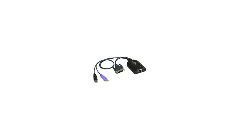 ATEN KA7166 - keyboard / video / mouse (KVM) cable - 3.6 in