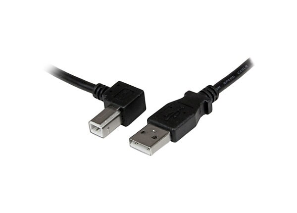 StarTech.com 2m USB 2.0 A to Left Angle B Cable - M/M - USB cable - 2 m