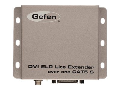 Gefen DVI ELR-Lite Extender over one CAT5, Sender and Receiver Units - video extender