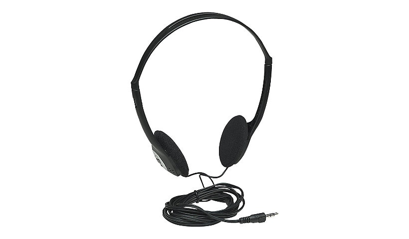 Manhattan Stereo On-Ear Headphones (3.5mm), Adjustable Split Headband, Foam Earpads, Speaker 80W max, Standard 3.5mm