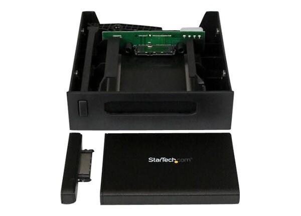 StarTech.com 5.25” USM Storage Bay w/ 2.5” SATA USM USB 3.0 HDD Enclosure