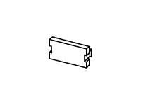 Leviton QuickPort MOS - modular insert (blank)