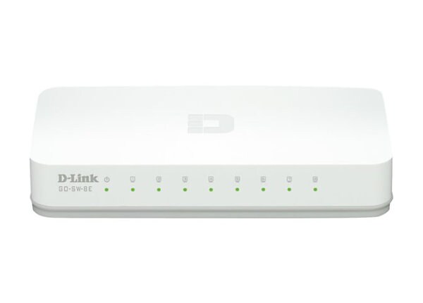 Dlinkgo 8-Port Fast Ethernet Easy Desktop Switch GO-SW-8E - switch - 8 ports - desktop