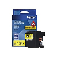 Brother LC105Y XXL - Super High Yield - yellow - original - ink cartridge