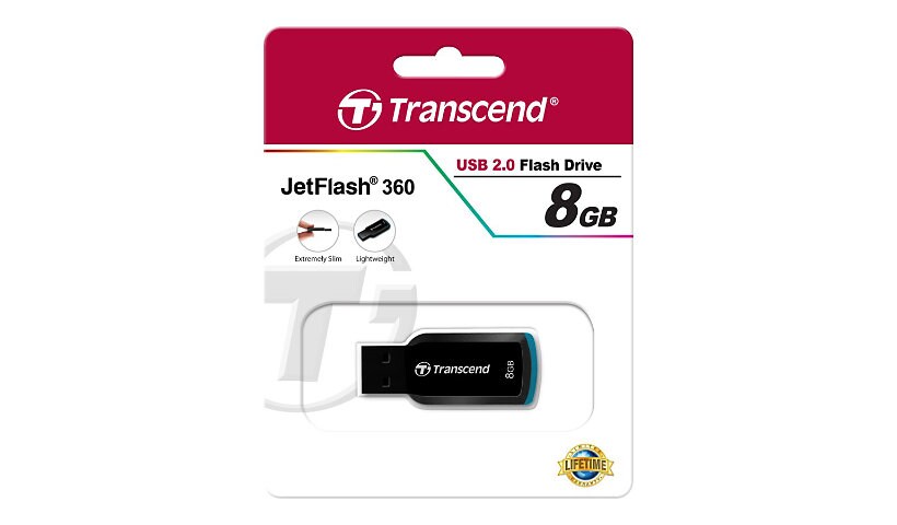 Transcend JetFlash 360 - USB flash drive - 8 GB
