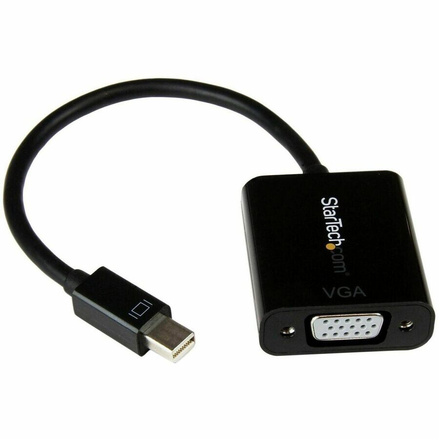 StarTech.com Mini DisplayPort to VGA Adapter, Active Mini DP to VGA Converter, 1080p Video, mDP 1,2 to VGA Monitor