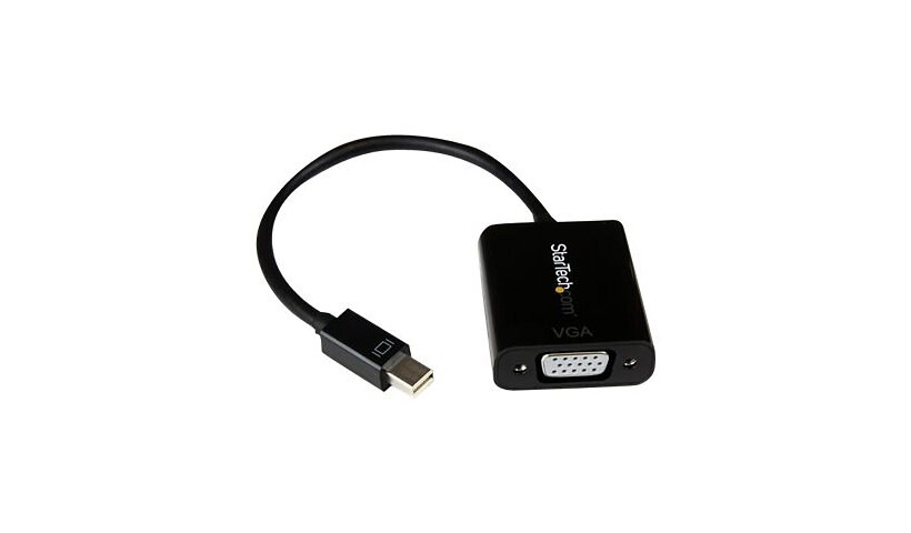 StarTech.com Mini DisplayPort to VGA Adapter, Active Mini DP to VGA Converter, 1080p Video, mDP 1.2 to VGA Monitor