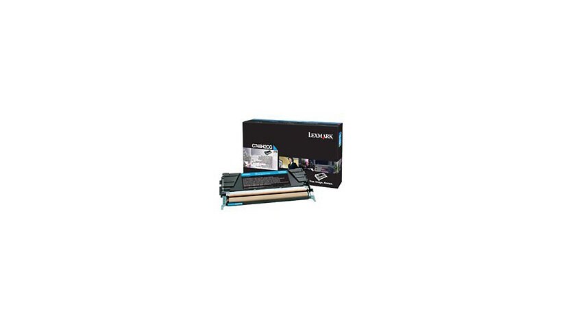 Lexmark - High Yield - cyan - original - toner cartridge - LCCP, LRP