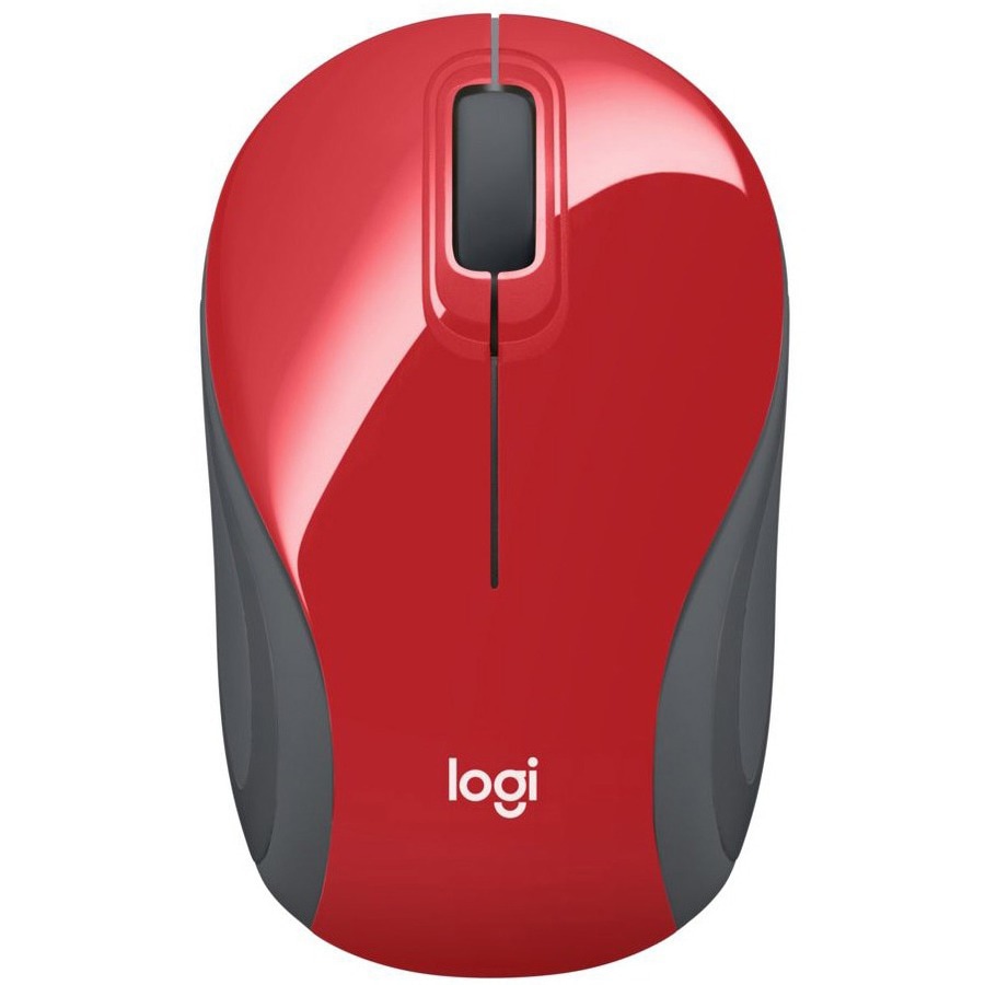 Logitech Wireless Mini Mouse M187 Ultra Portable, 2.4 GHz with USB Receiver, 1000 DPI Optical Tracking, 3-Buttons, PC /