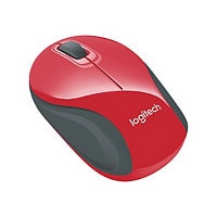 Logitech M187 - mouse - 2.4 GHz - red